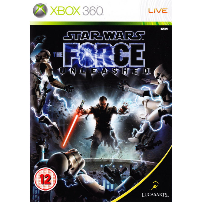 Игра Star Wars: The Force Unleashed (Xbox 360) б/у