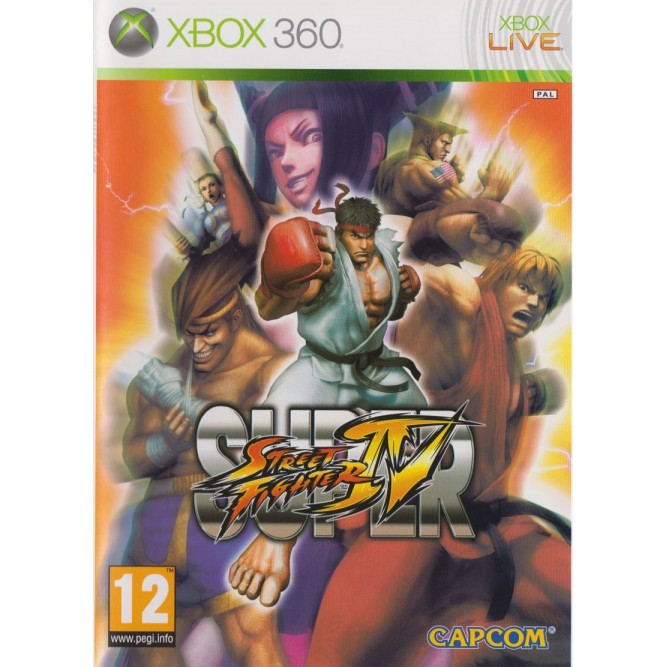 Игра Super Street Fighter IV (Xbox 360) (rus doc) б/у