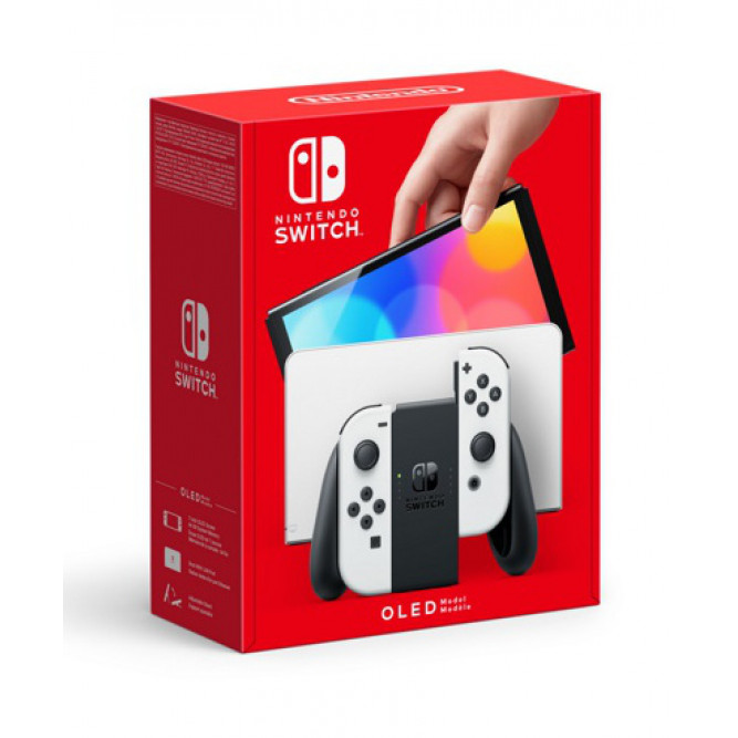 Приставка Nintendo Switch OLED (64 Гб) (Белая)