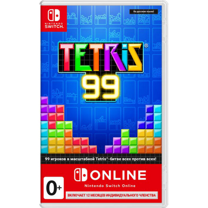 Игра Tetris 99 + Big Block DLC + Подписка Nintendo Switch Online (12 месяцев) (Nintendo Switch) (rus)