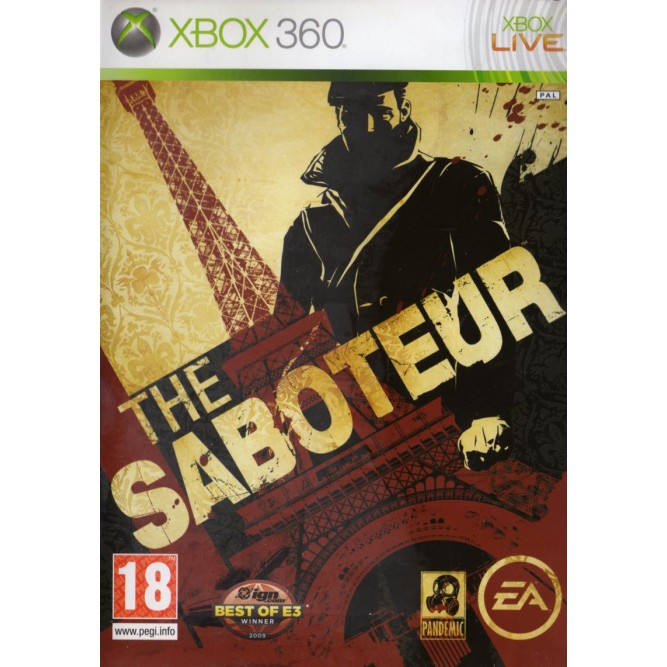 Игра The Saboteur (Xbox 360) (rus sub) б/у