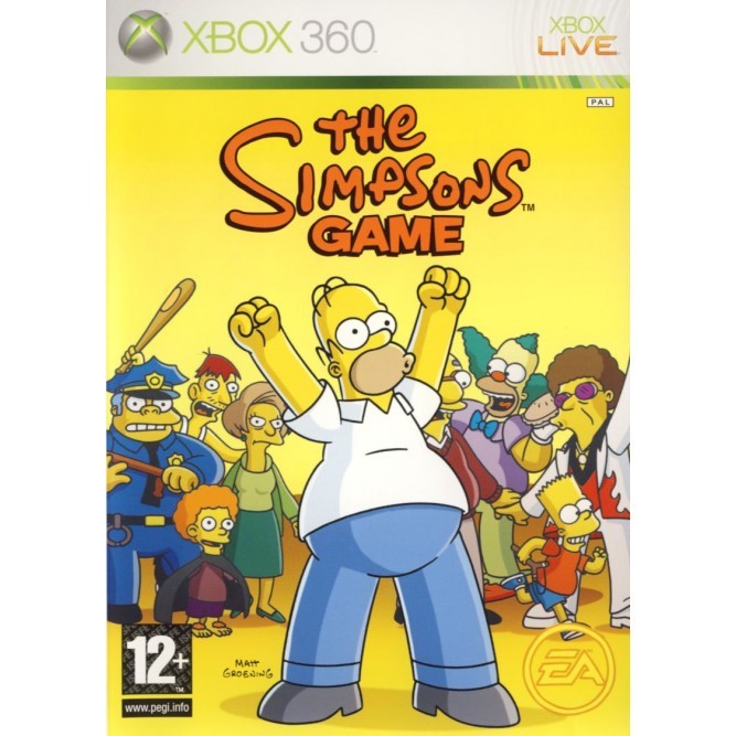 Игра The Simpsons (Xbox 360) (eng) б/у