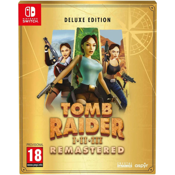 Игра Tomb Raider I-III Remastered - Deluxe Edition (Nintendo Switch) (rus)