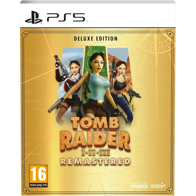 Игра Tomb Raider I-III Remastered - Deluxe Edition (PS5) (rus)