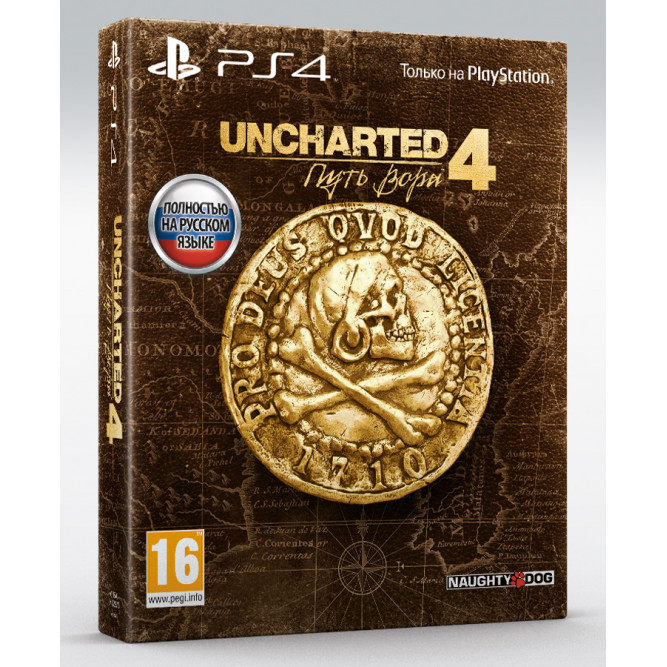 Игра Uncharted 4: A Thief's End (Путь вора) (Special Edition) (PS4) (rus) б/у