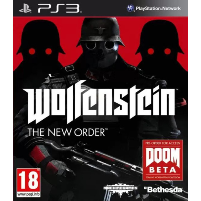Игра Wolfenstein: The New Order (PS3) (rus sub) б/у