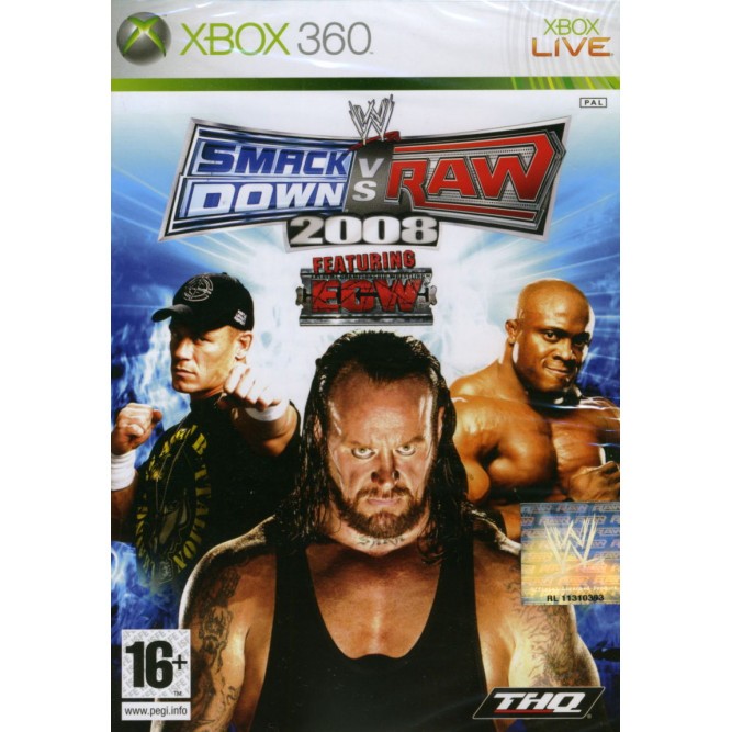 Игра SmackDown vs Raw 2008 (Xbox 360) (eng) б/у