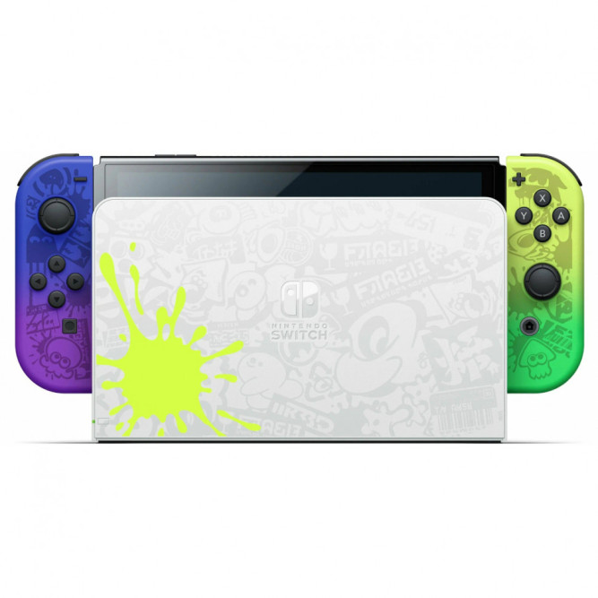 Приставка Nintendo Switch OLED (Splatoon 3 Edition) б/у
