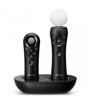 Зарядная станция PS Move на 2 контроллера, б/у