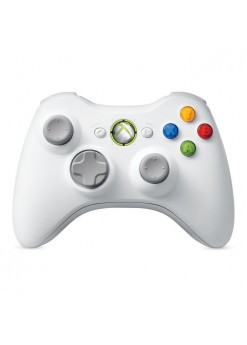 Геймпад Microsoft Controller, беспроводной (Xbox 360), белый, б/у