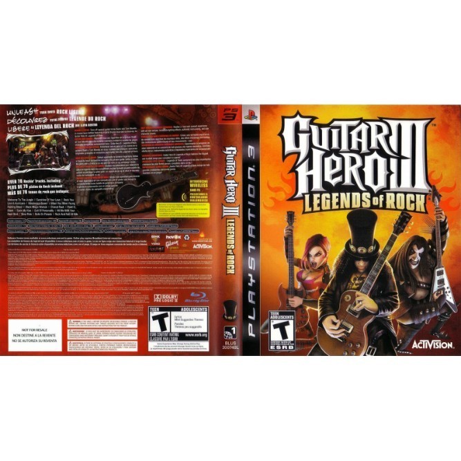 Guitar Hero III: Legends Of Rock (PS3) б/у