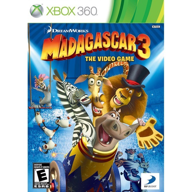 Игра Мадагаскар 3 (Xbox 360) (rus) б/у