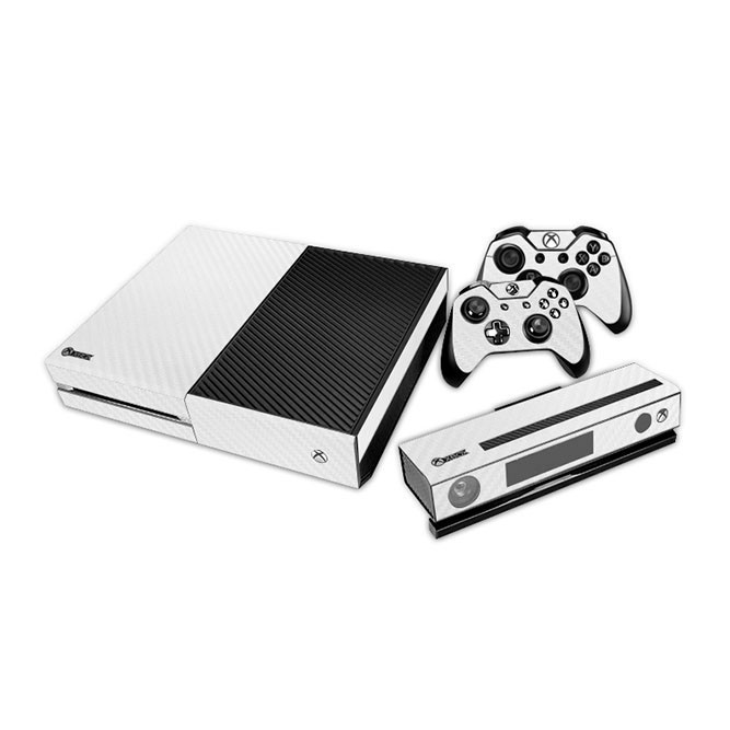 Белые наклейки для консоли Xbox One, двух геймпадов и Kinect