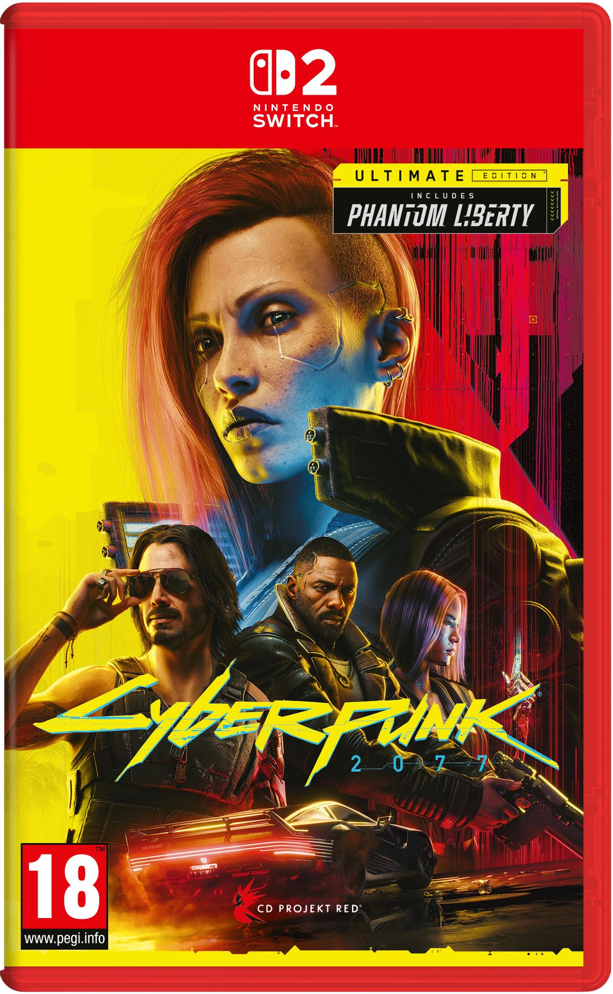 Игра Cyberpunk 2077 Ultimate Edition (Switch 2) (rus sub, дубляж докачивается)