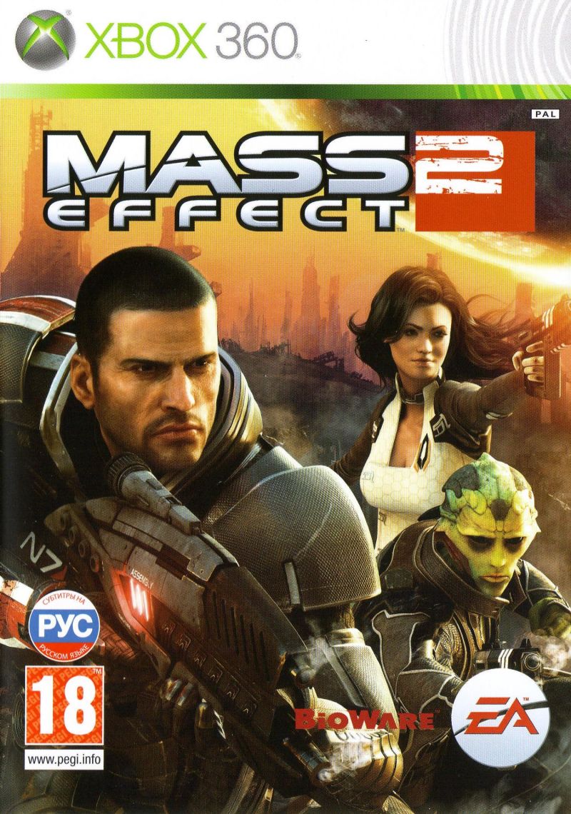 Игра Mass Effect 2 (Xbox 360) (rus sub) б/у