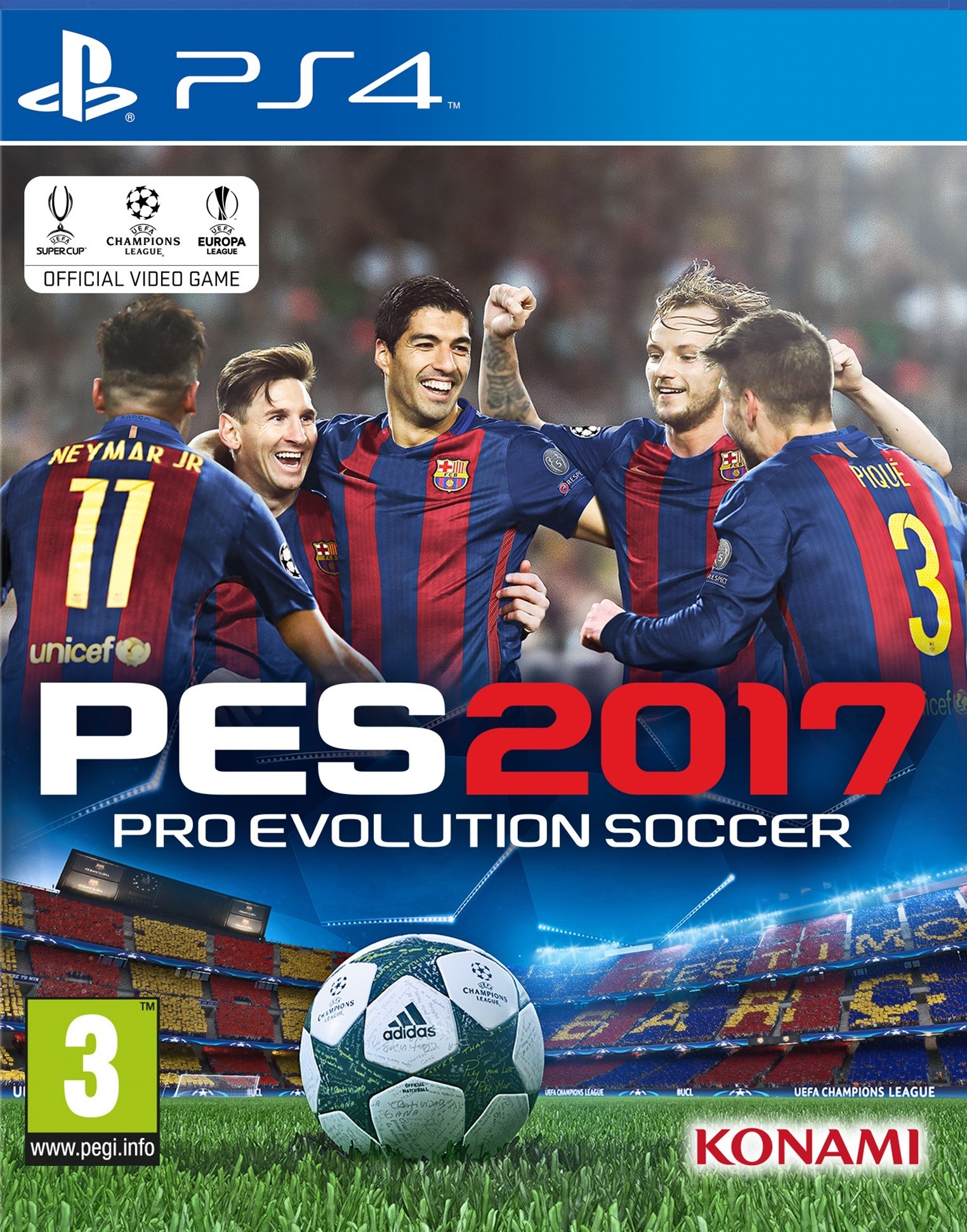 Купить Pro Evolution Soccer (PES) 2017 для PS4 б/у в наличии СПБ  PiterPlay.com