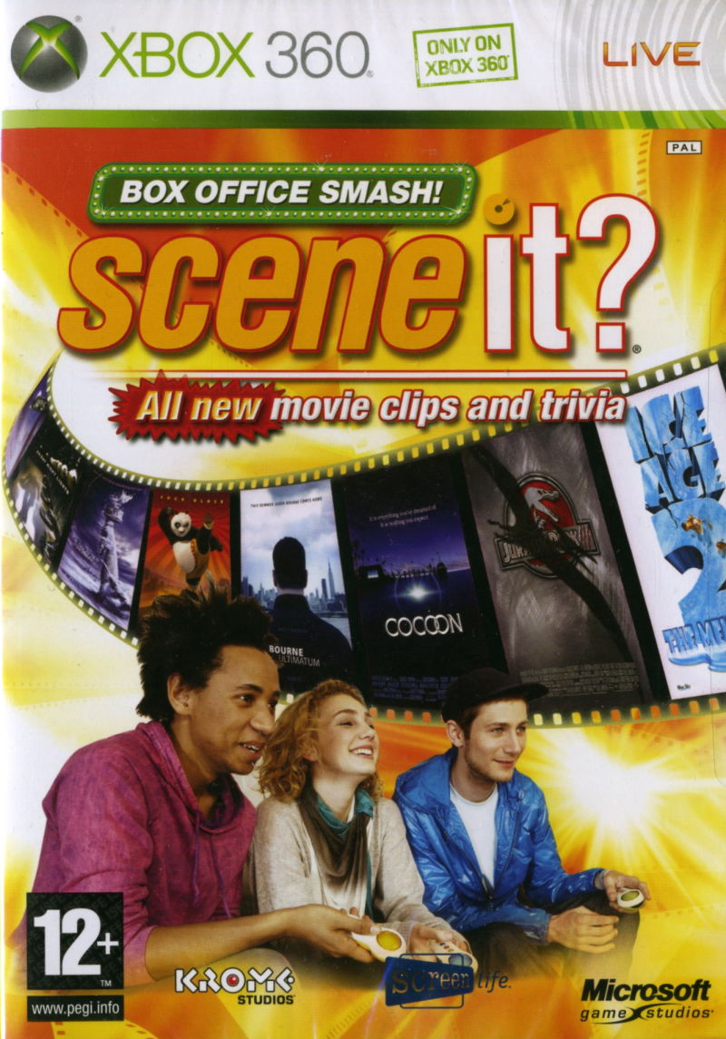 Игра Scene It? Box Office Smash (Полный комплект) (Xbox 360) б/у (eng)