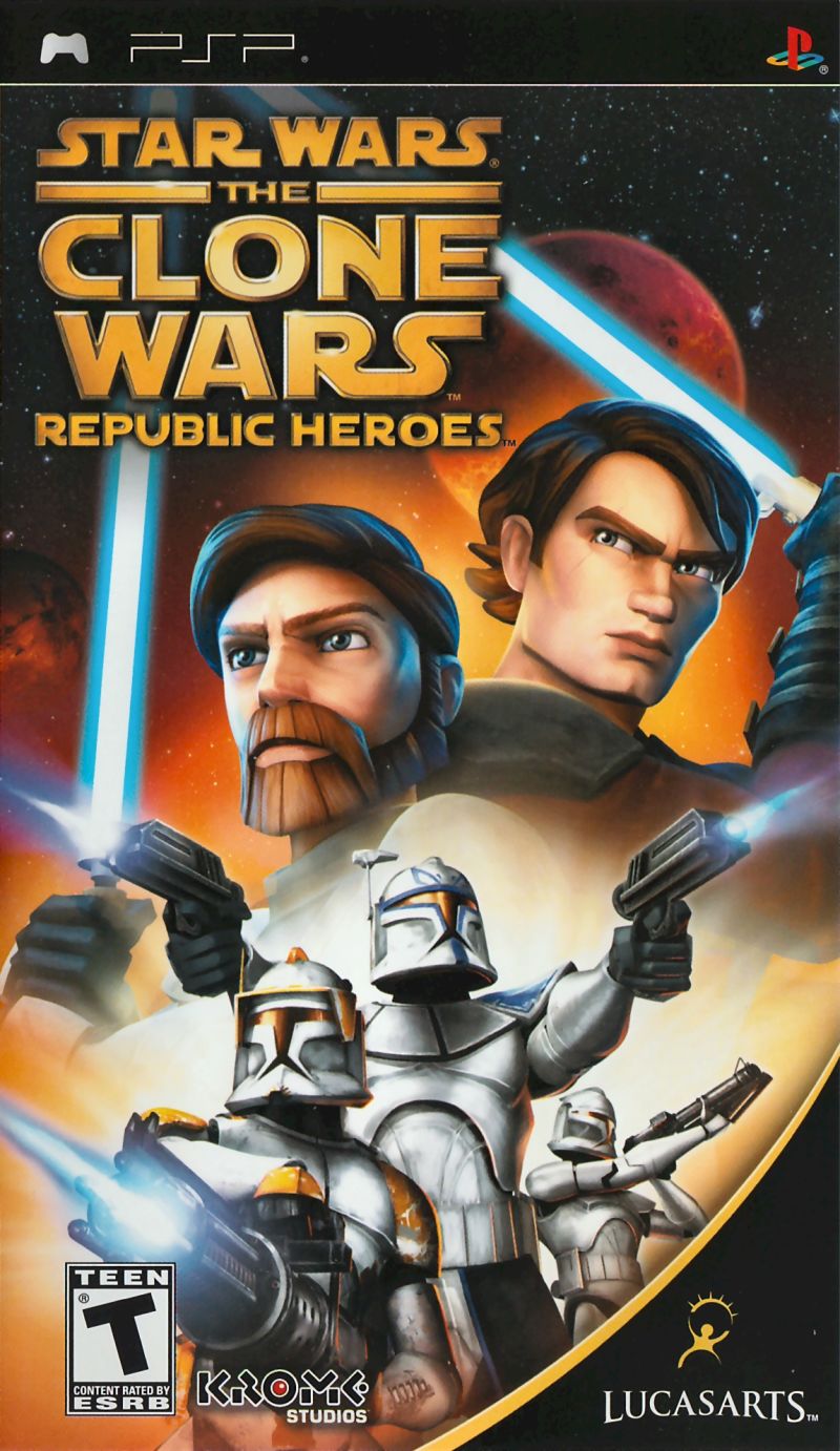 Игра Star Wars: Clone Wars Republic Heroes (PSP) б/у