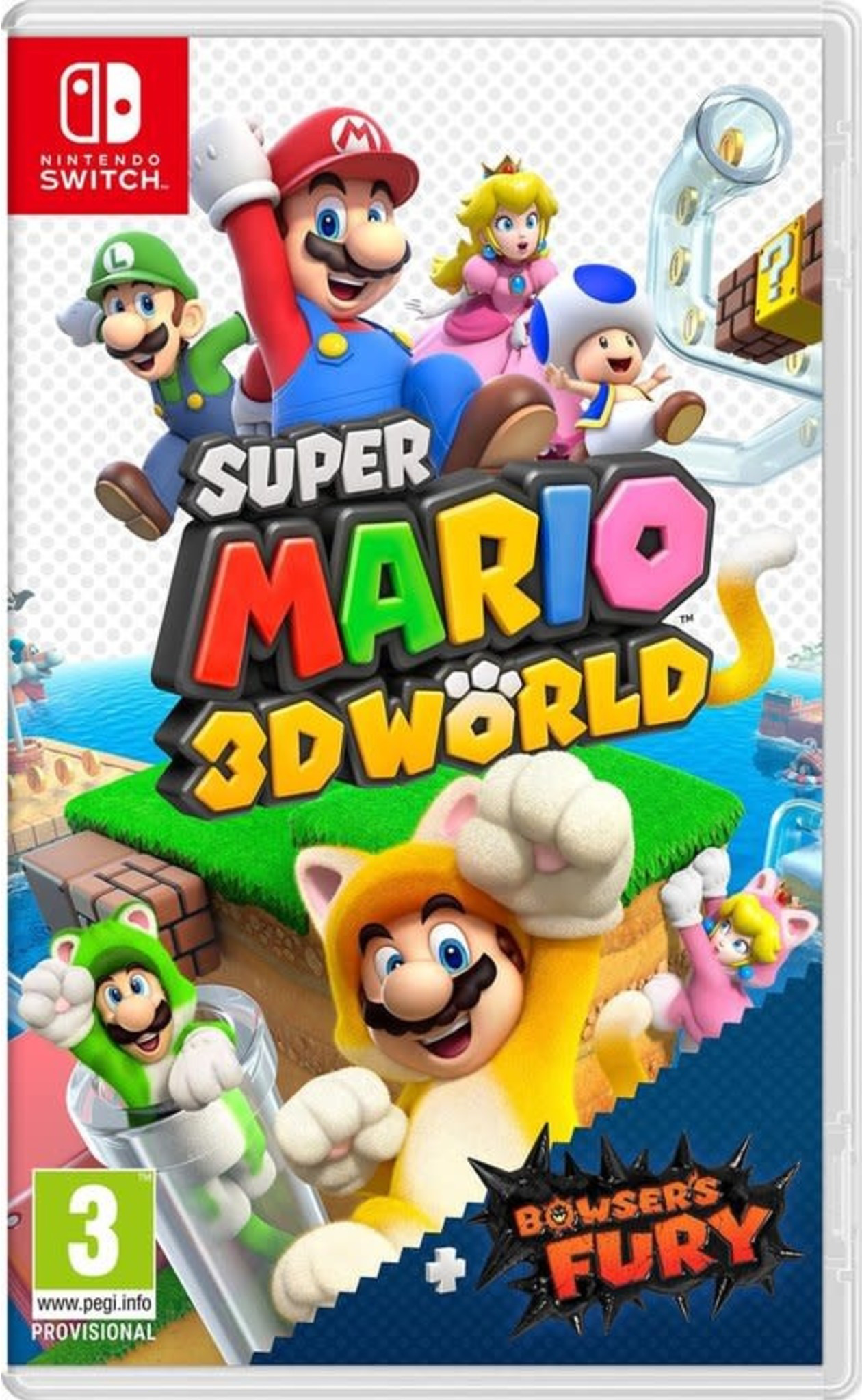 Игра Super Mario 3D World + Bowser's Fury (Nintendo Switch) (rus)