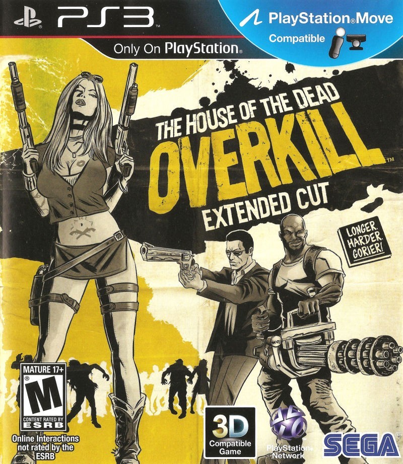 Игра The House Of The Dead: Overkill - Extended Cut (Поддержка PS Move) (PS3) б/у (rus)