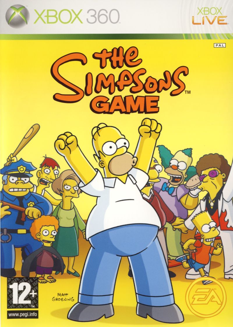 Купить The Simpsons для Xbox 360 б/у в наличии СПБ PiterPlay.com