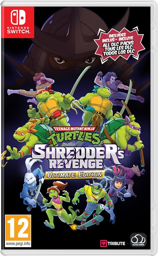 Игра Teenage Mutant Ninja Turtles (TMNT): Shredder's Revenge - Ultimate Edition (Nintendo Switch) (eng)