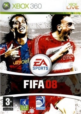 Игра FIFA 08 (Xbox 360) б/у