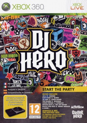 Игра DJ Hero (Xbox 360) б/у