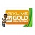 Карточка Xbox Live Gold на 12 месяцев