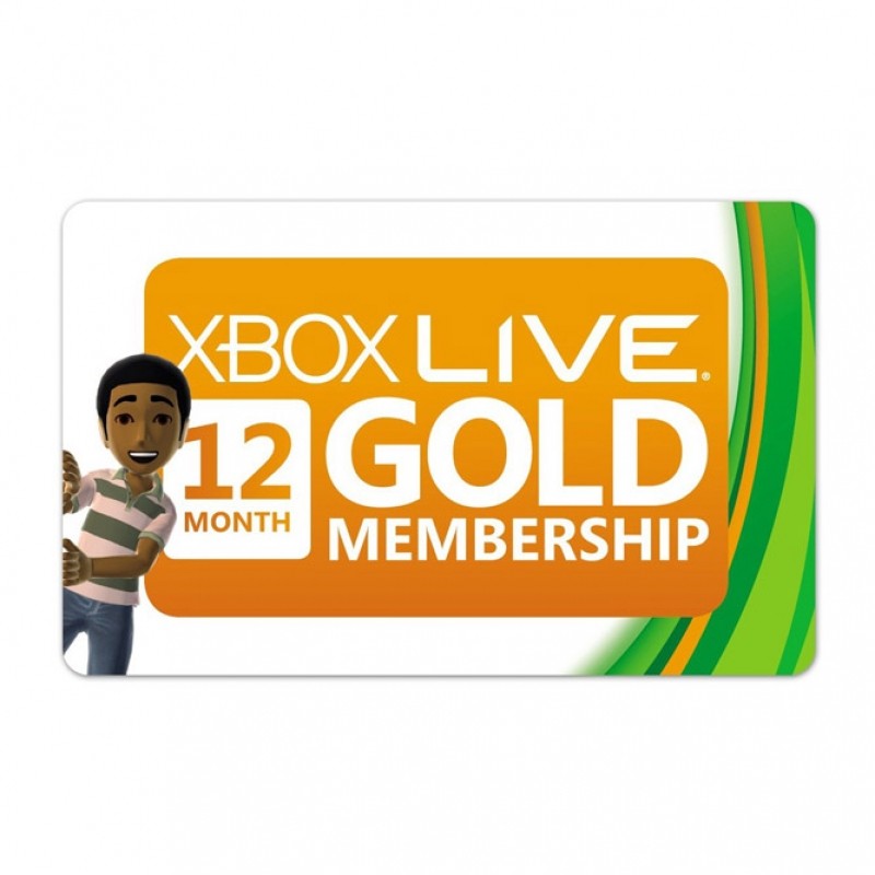 Купить Карточка Xbox Live Gold на 12 месяцев в наличии СПБ PiterPlay.com
