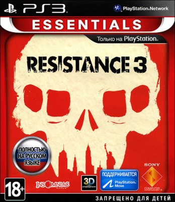Игра Resistance 3 (Essentials) (PS3) б/у