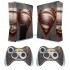 Наклейки Супермен на консоль Xbox 360 Slim и 2 геймпада