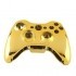 Золотой корпус с кнопками для геймпада Xbox 360