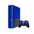 Синие наклейки для консоли Xbox 360 Е и двух геймпадов