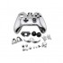 Корпус для геймпада Xbox 360, серебряный хром