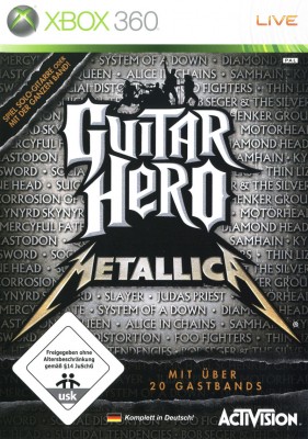 Игра Guitar Hero: Metallica (Xbox 360) б/у
