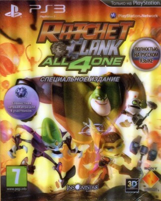 Игра Ratchet & Clank: All 4 One. Специальное издание (PS3) б/у
