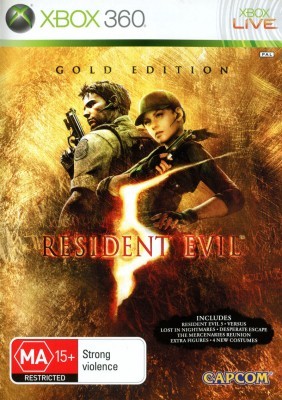 Игра Resident Evil 5: Gold Edition (Xbox 360) б/у