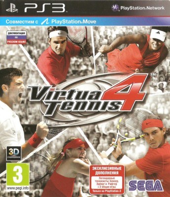 Игра Virtua Tennis 4 (Поддержка Move) (PS3) (eng) б/у