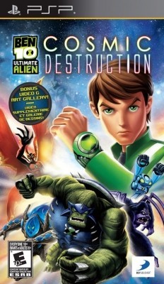 Игра Ben 10 Ultimate Alien Cosmic Destruction (PSP)