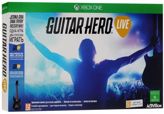 Игра Guitar Hero Live (Диск + Гитара) (Xbox One) б/у