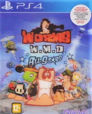 Игра Worms W.M.D. (Weapons of Mass Destruction) All Stars (PS4) б/у (rus)
