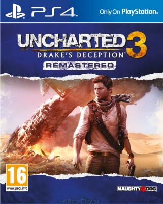 Игра Uncharted 3 Drake's Deception Remastered (PS4) (rus)