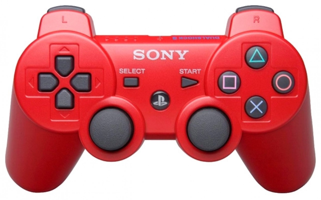Купить Геймпад Sony Dualshock 3 для PS3 Красный в наличии СПБ PiterPlay.com