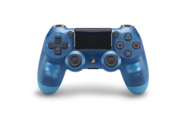 Геймпад Sony Dualshock 4 (PS4) V2 Translucent Blue (Прозрачный Синий)
