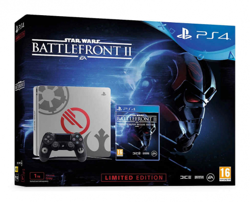 Приставка Sony PlayStation 4 Pro (1 Тб) + Star Wars: Battlefront 2 (б/у)