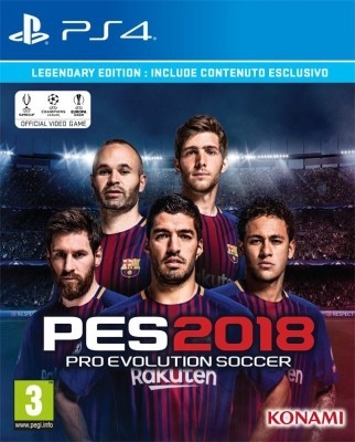 Игра Pro Evolution Soccer 2018 (PES) (PS4) (rus)
