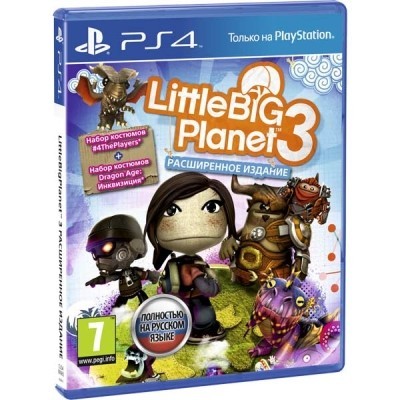 Игра Little Big Planet 3. Расширенное издание (PS4) б/у