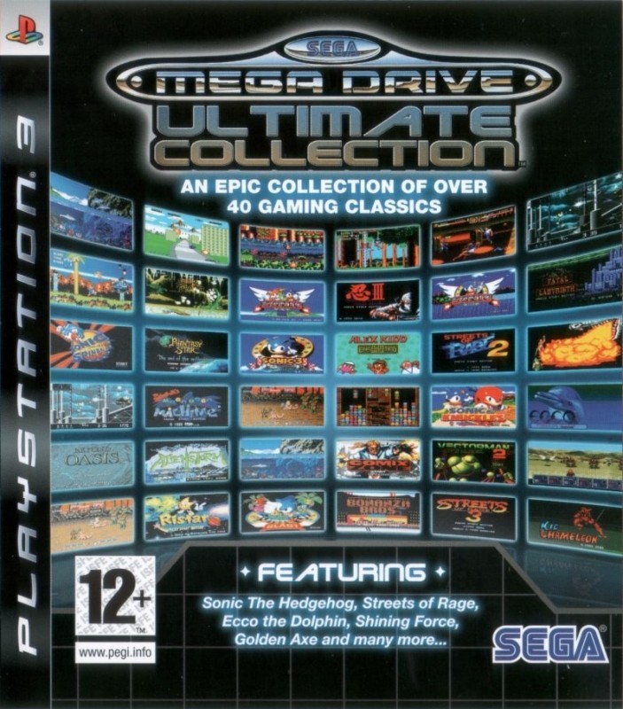 Sega mega drive ultimate collection ps3 список игр