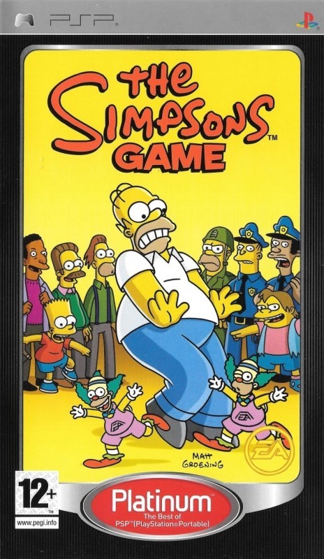 the simpsons game on psp
